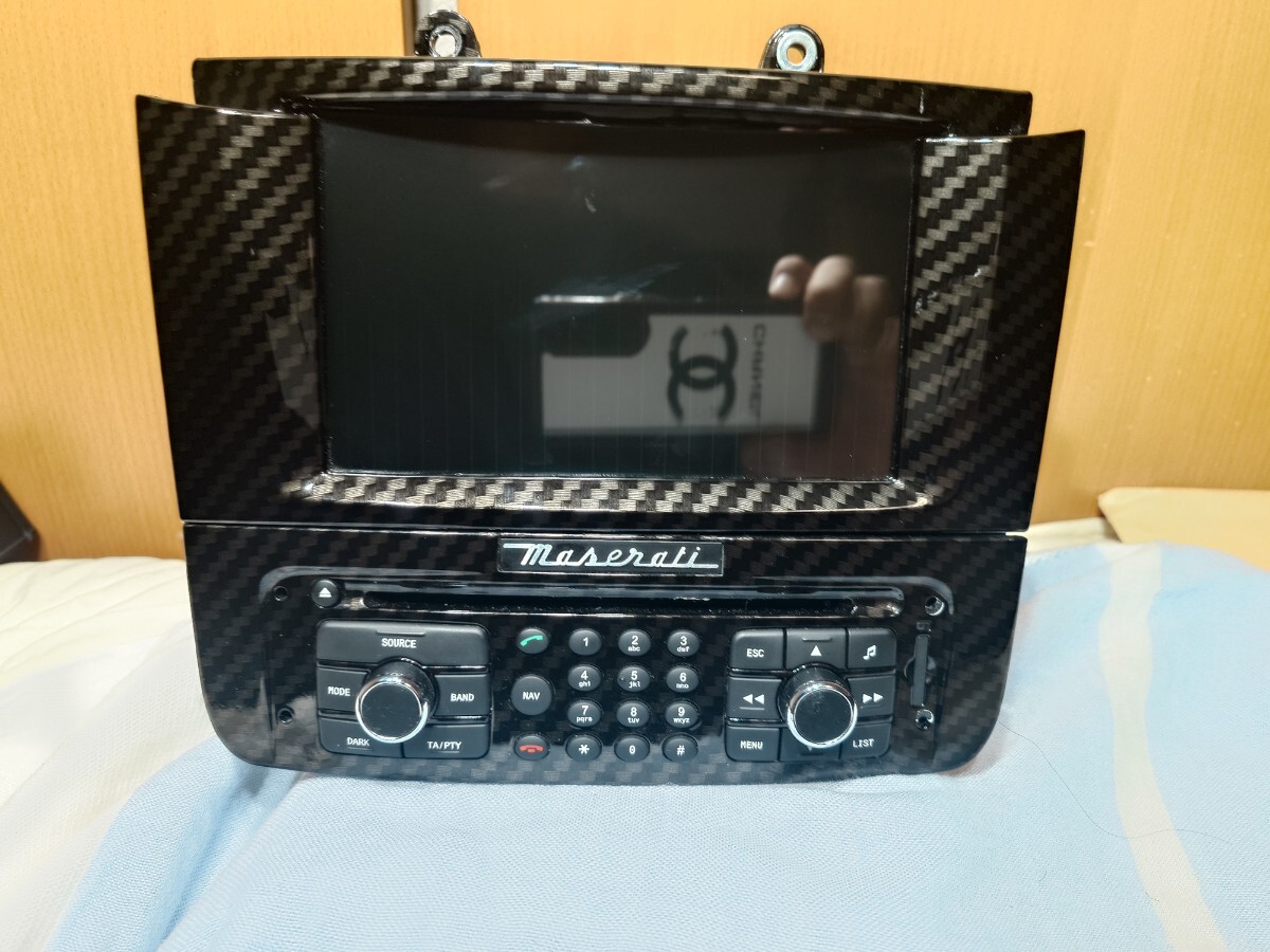 マセラティ　グラントゥーリズモ　ナビフレームカーボン水圧転写加工