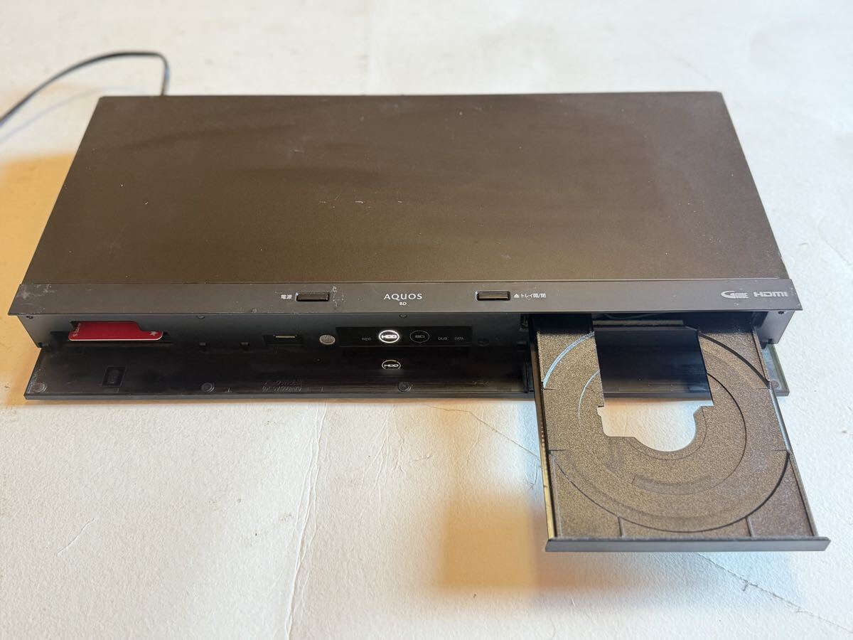 SHARP AQUOS BD 2B-C10DW1 ブルーレイレコーダー 動作確認済み キズあり 本体のみ