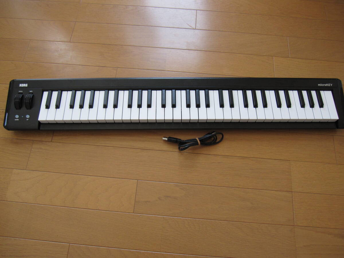 程度良好　KORG microKEY2-61　 コルグ 61鍵 USB-MIDI キーボード　通電確認済