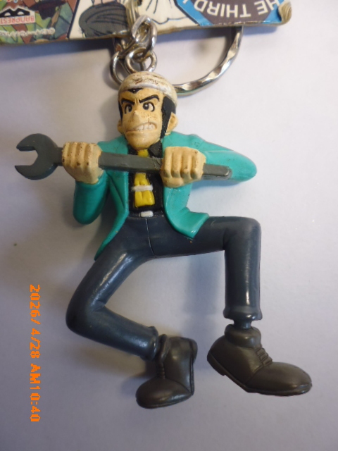 ルパン三世　Lupin The ３rd.　1997年キーホルダー　カリオストロの城　 バンプレスト　プライズ品　台紙付き