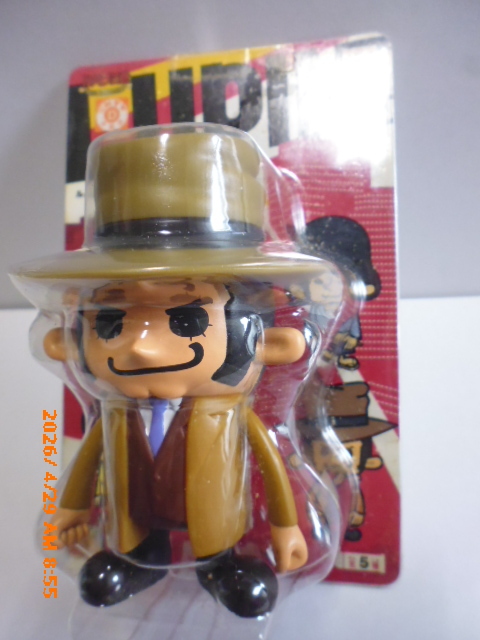 ルパン3世　Lupin the third 銭形警部　ソフビフィギュア　バンプレスト　プライズ品の非売品　2008年