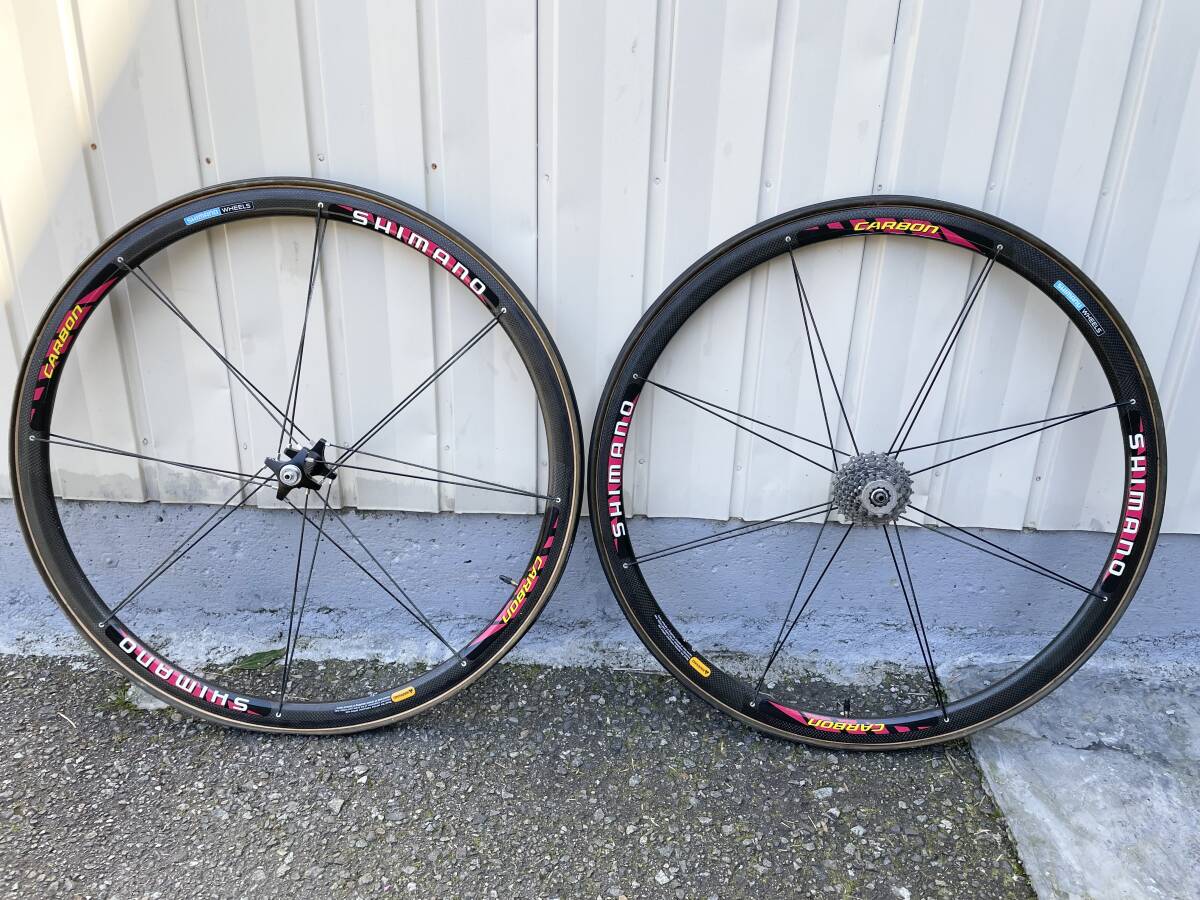 シマノ カーボンホイール デュラエース WH-7701C ホイールセット 9速 チューブラー ビンテージ DURA-ACE SHIMANO 