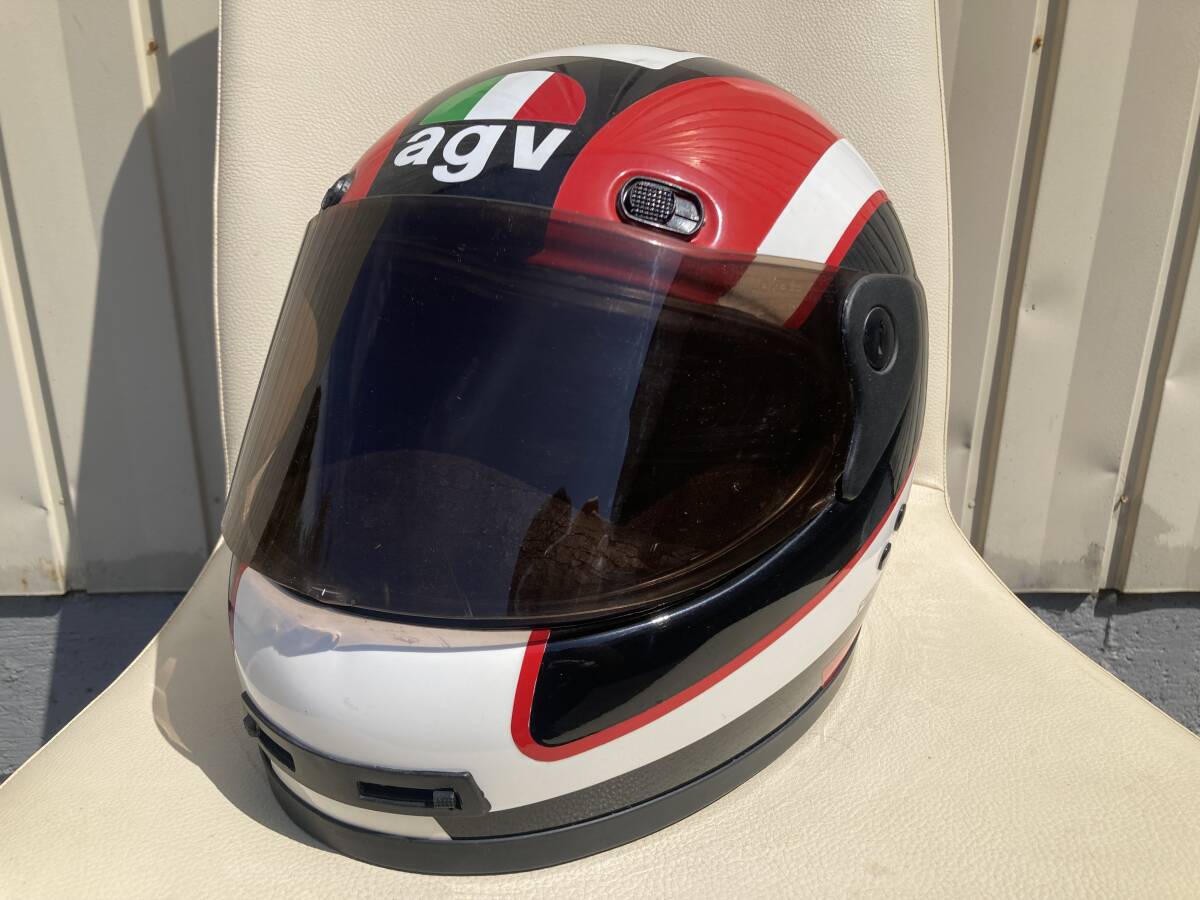 AGV VALENZA 当時物 ビンテージ ヘルメット フルフェイス サイズ56 Sサイズ 80s vintage helmet 