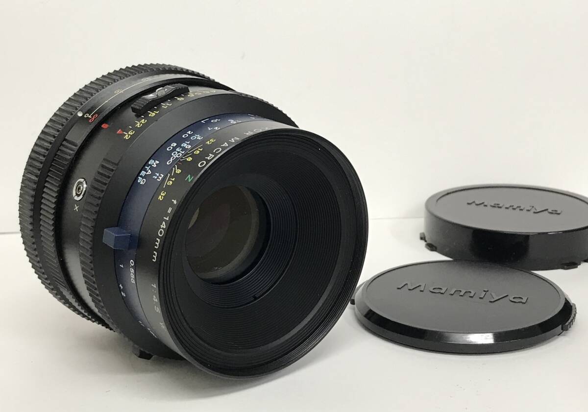 N1353 マミヤセコール MAMIYA-SEKOR MACRO 140mm F4.5 W 動作確認済み マミヤ 中判カメラ レンズ カメラレンズ 