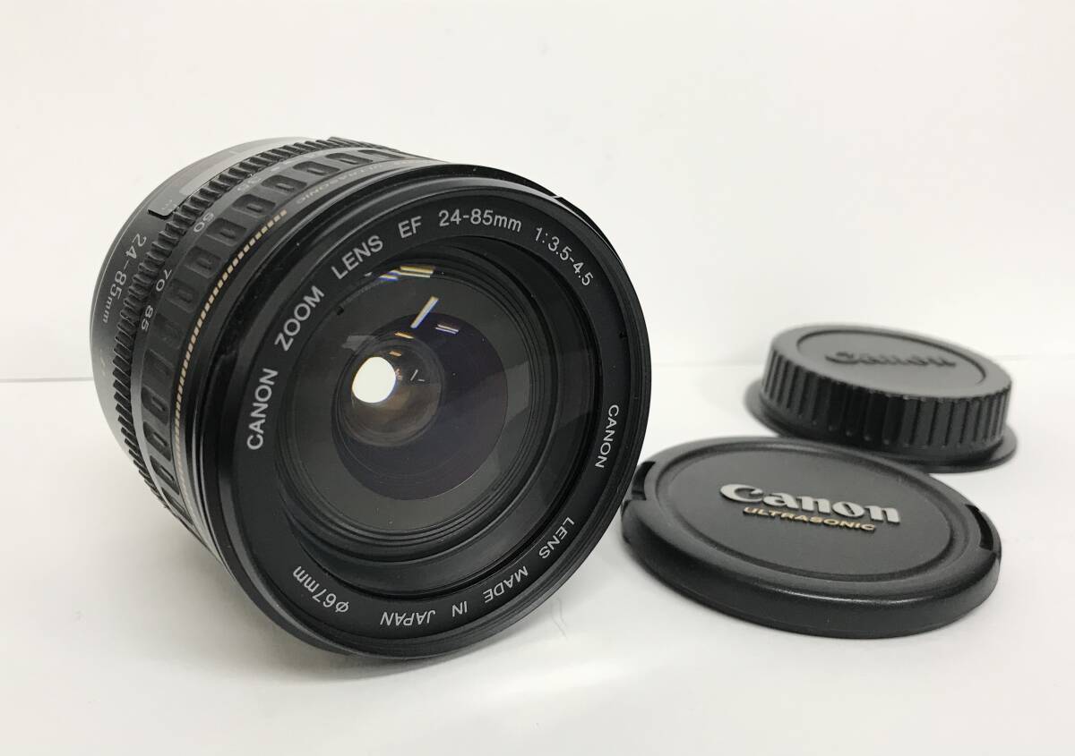 N1350 キャノン Canon ZOOM LENS EF 24-85mm F3.5-4.5 動作確認済み ブラック 黒 CANON レンズ カメラレンズ 