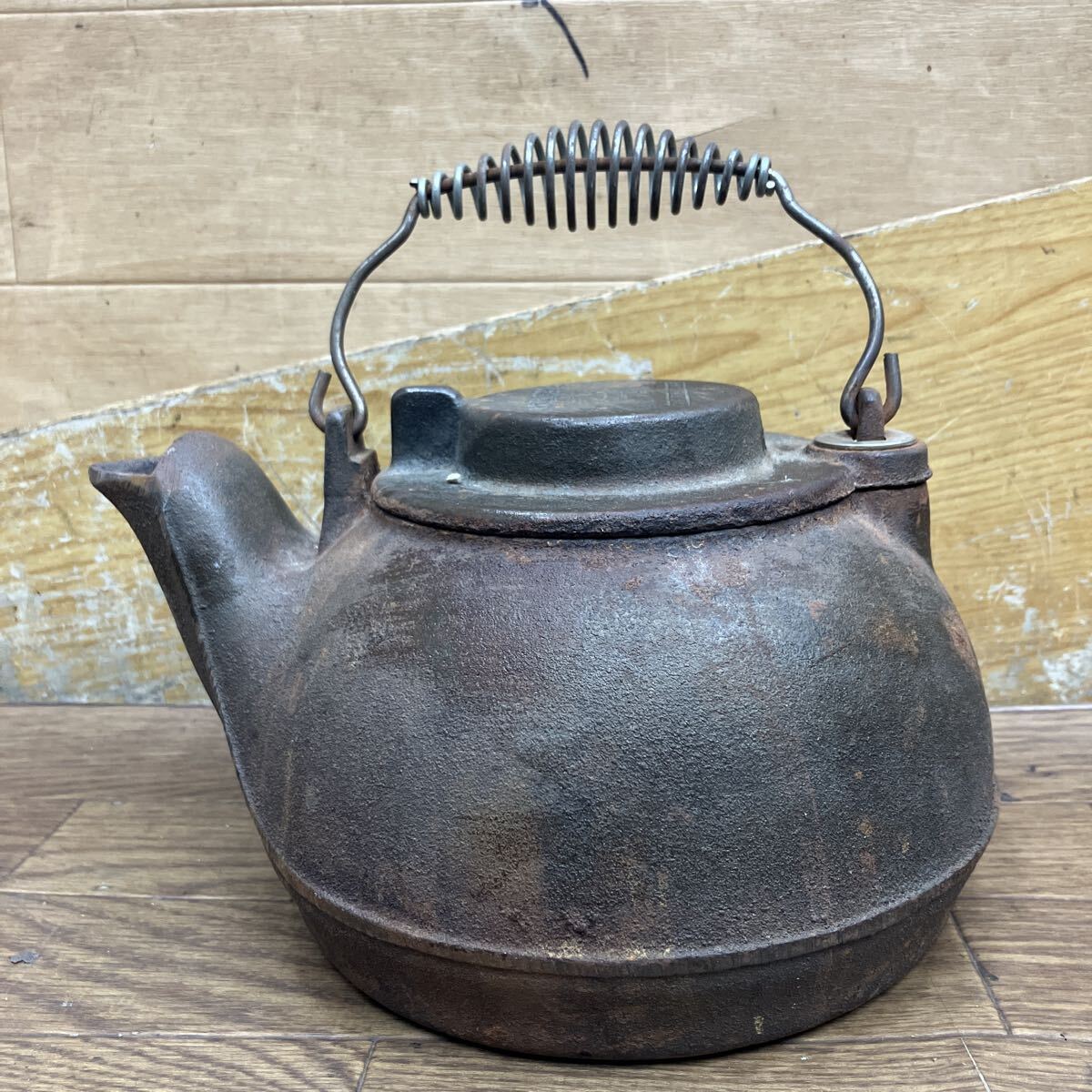 A894.WAGNER'S 1891鉄　ワグナー　ヤカン　前橋市から