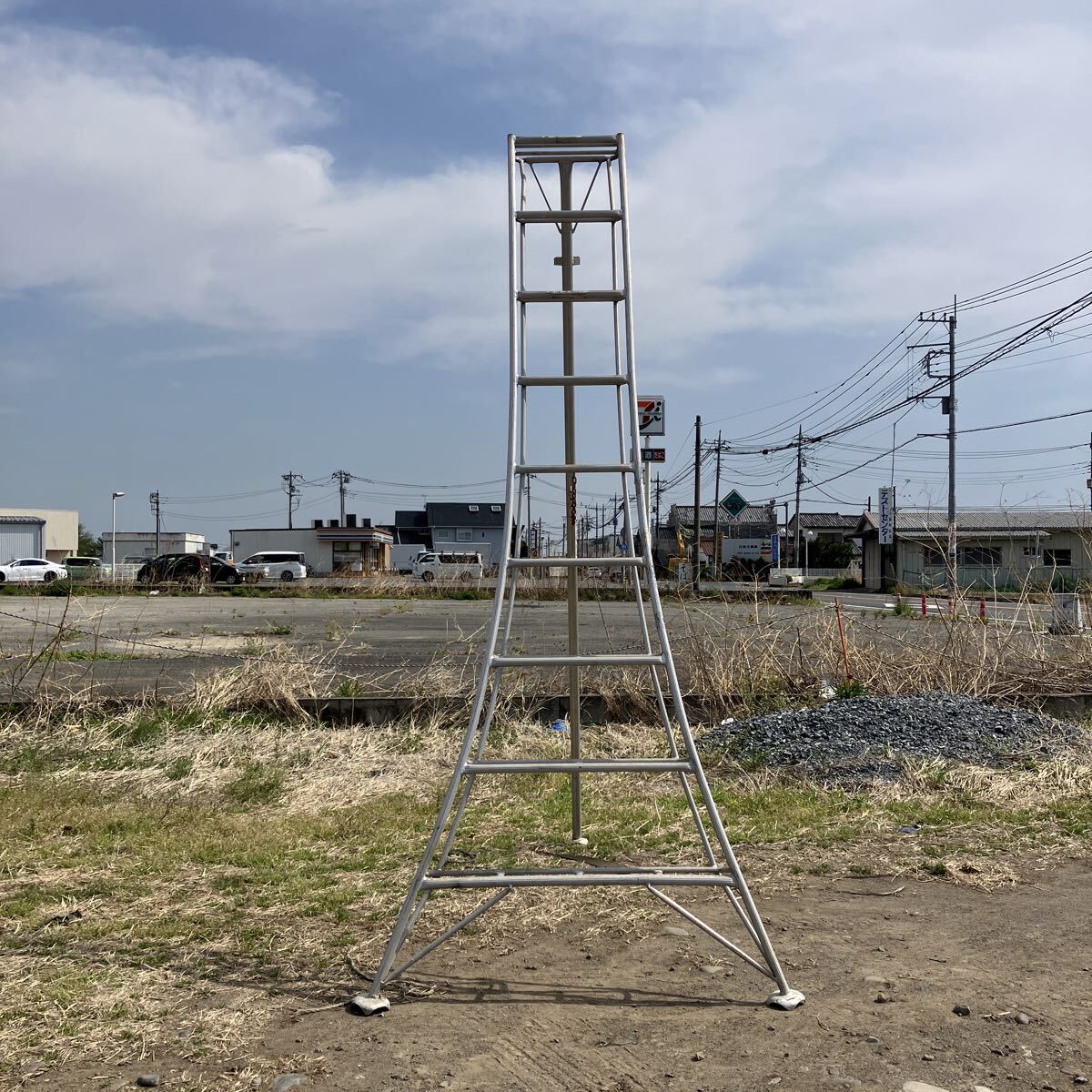 964. アルミ三脚 園芸ハシゴアルインコ9段　前橋市から