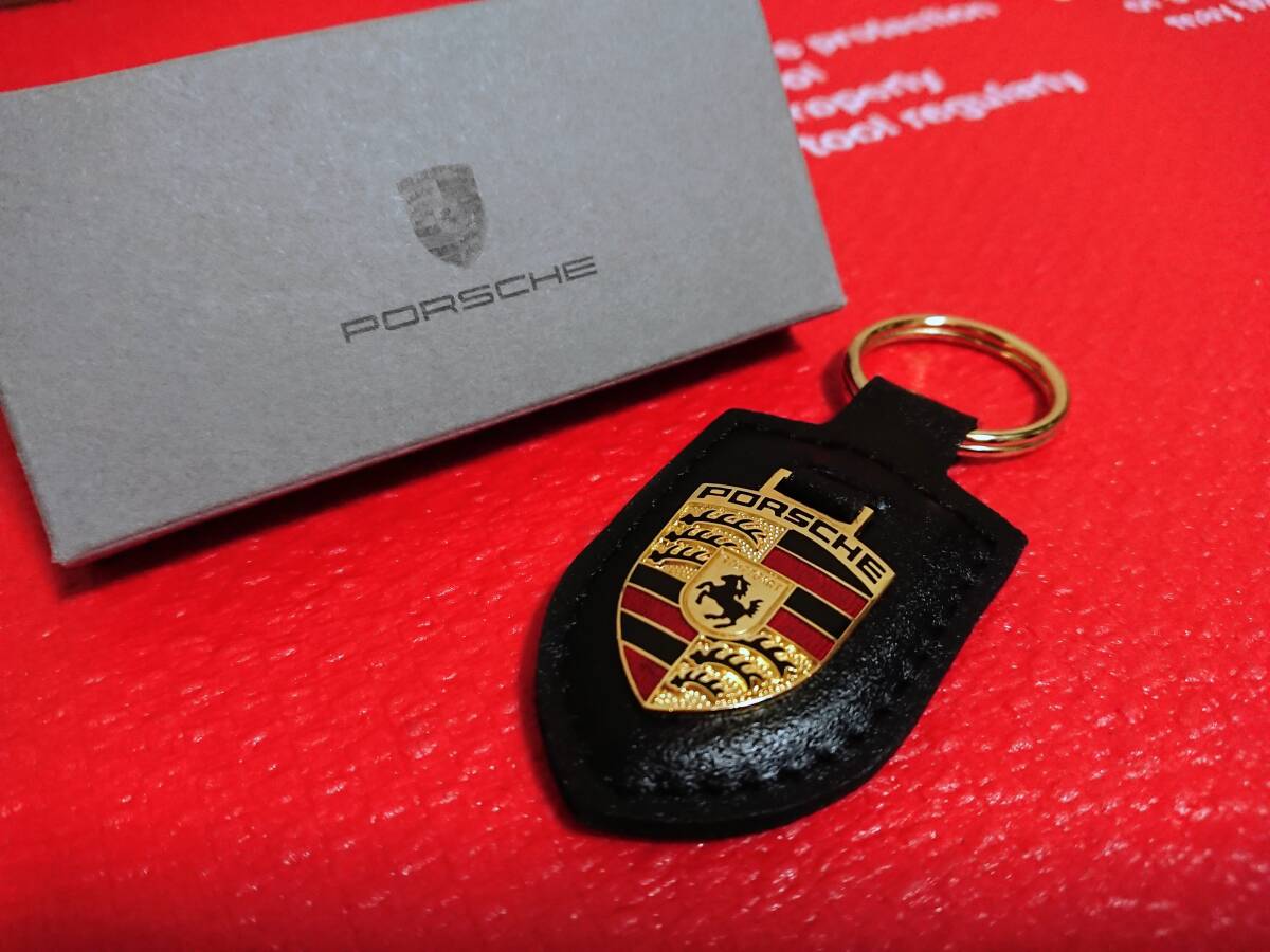 ポルシェ PORSCHE 1980年代 クレスト キー ホルダー 901 930 964 993 911 ナロー カレラ 空冷 クラシック 希少 レア 未使用 ミツワ 当時物 