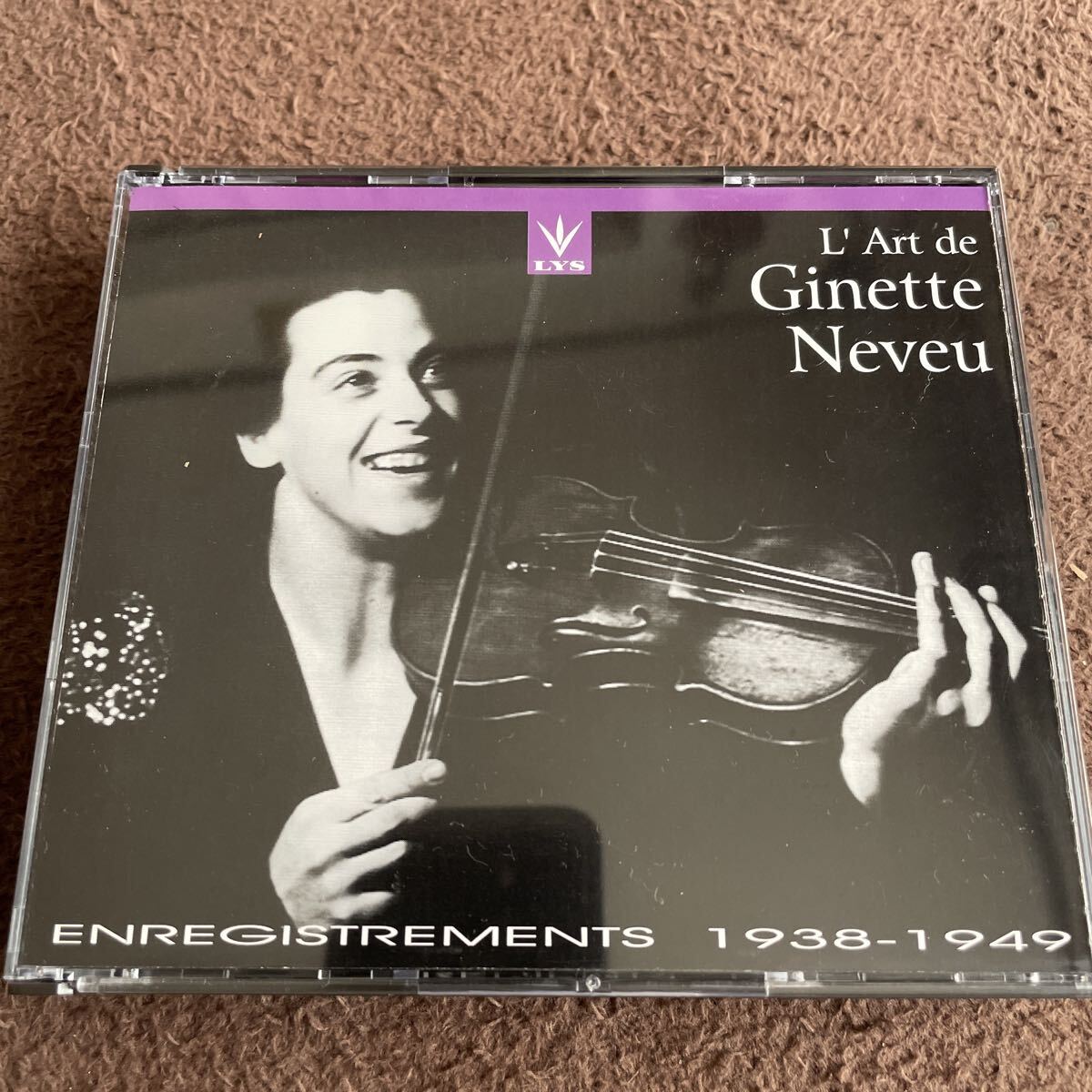 希少　コレクターズアイテム　仏盤　L'Art de Ginette Neveu ジネット　ヌヴー　ENREGISTREMENTS 1938-1949 4CD 