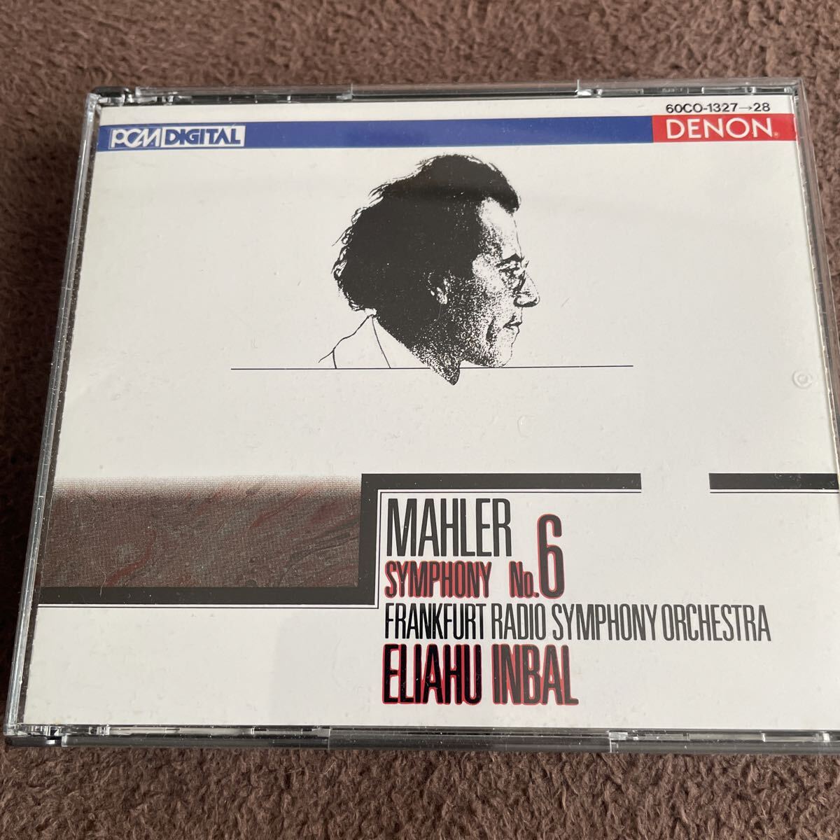 オリジナル盤　マーラー 交響曲第6番 インバル フランクフルト放送交響楽団 DENON