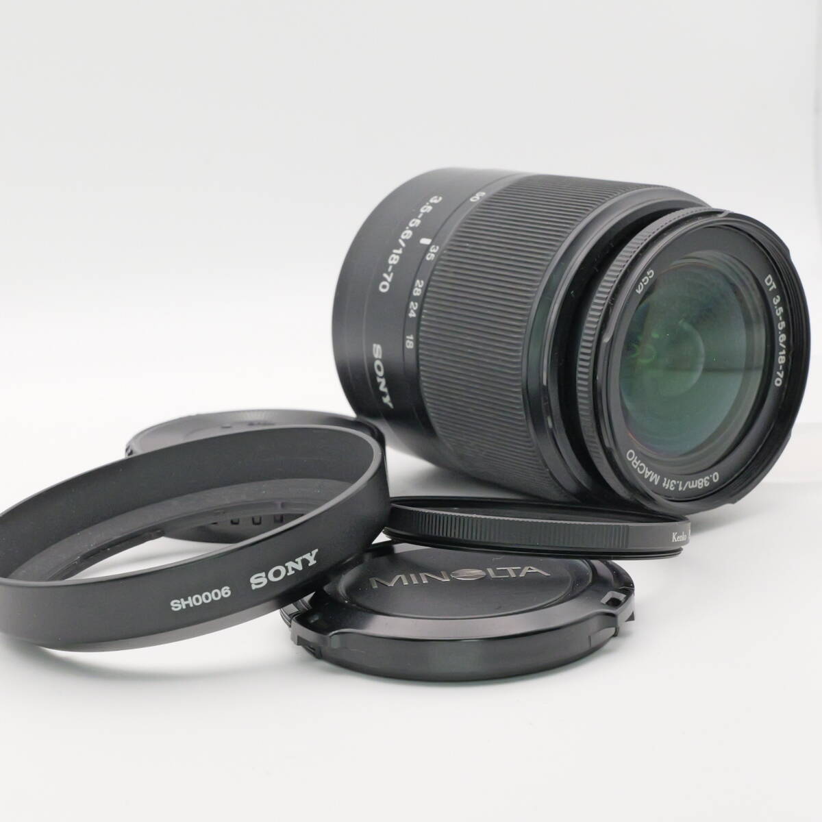 【かめら屋】極上美品 SONY ソニー DT 18-70mm F3.5-5.6 SAL1870 ソニーAマウント用 動作確認済 #171