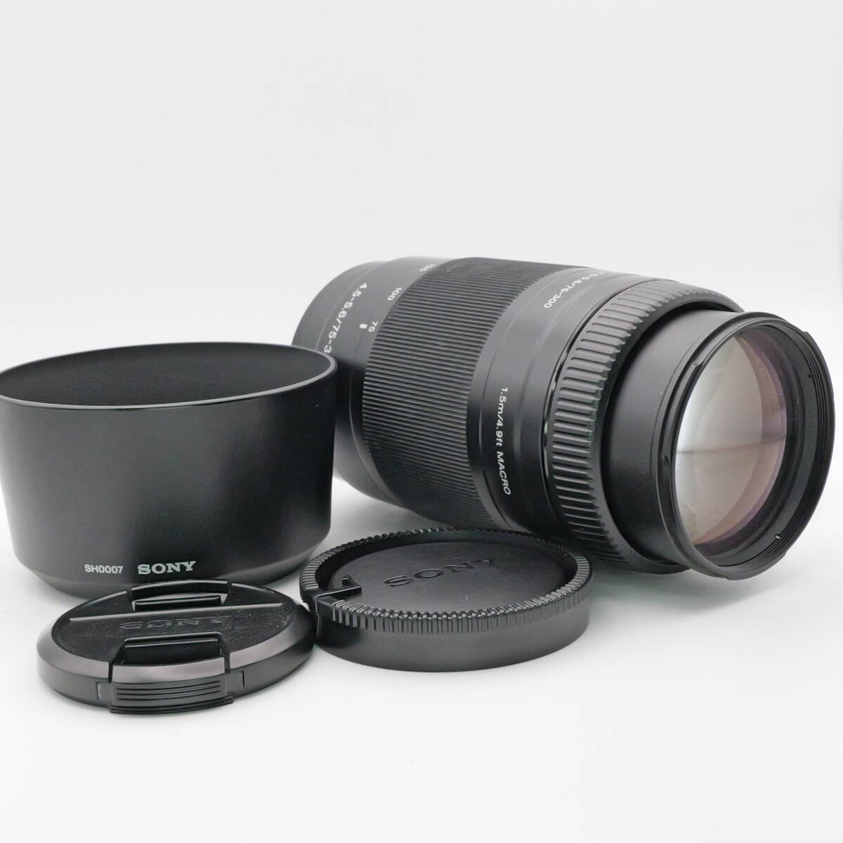 【かめら屋】極上美品 SONY ソニー 75-300mm F4.5-5.6 マクロ対応 望遠ズームレンズ Aマウント用 ソニーAマウント用 動作確認済 #172