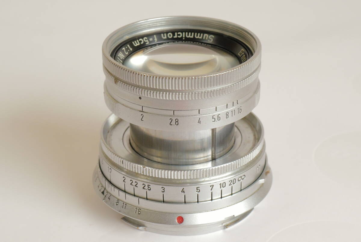 Leica 沈胴ズミクロン 1:2/50 Mマウント ライカ Summicron 50mm F2