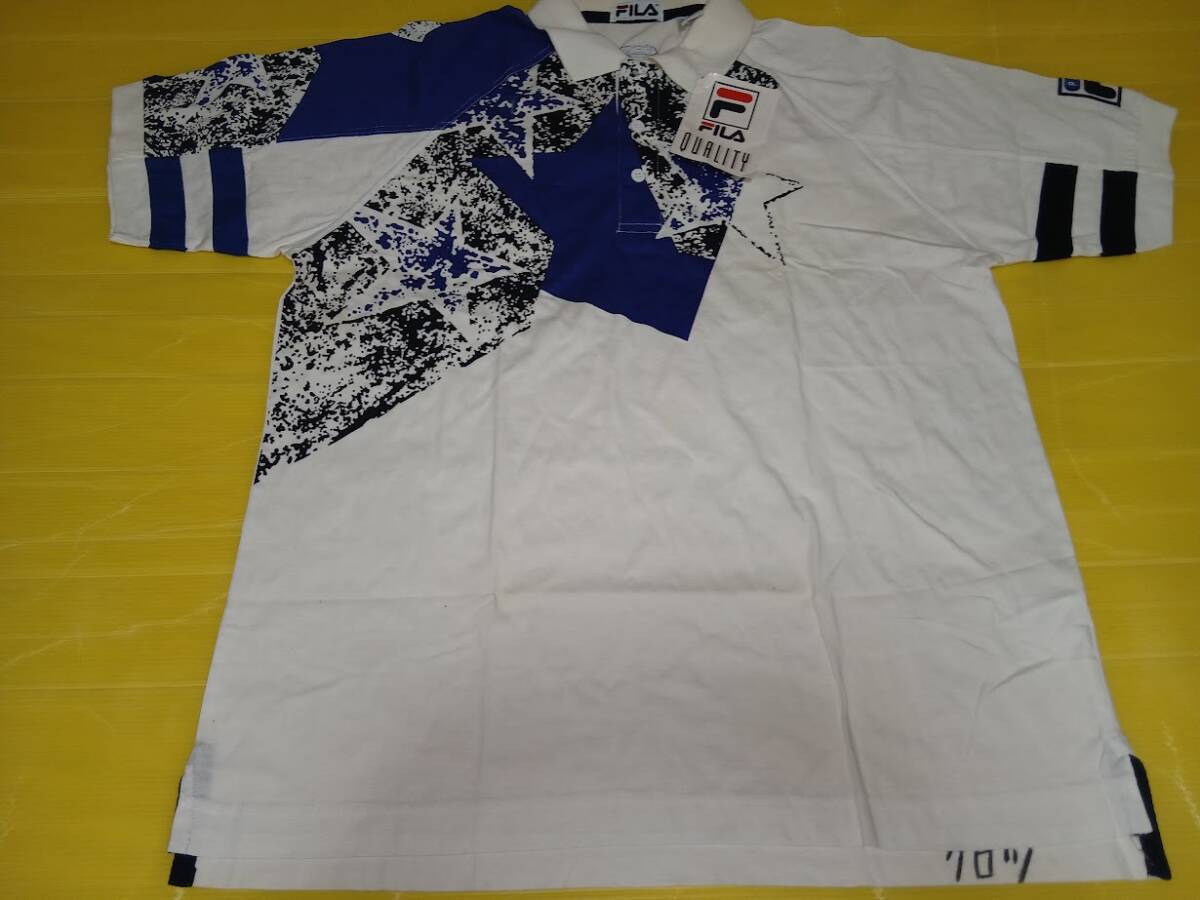 90年代ヴィンテージ FILA デッドストック 半袖ポロシャツ