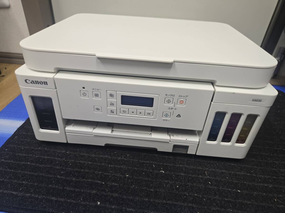 Canon キャノン インクジェットプリンター G6030 ジャンク 複合機 ホワイト コピー機 ■y4