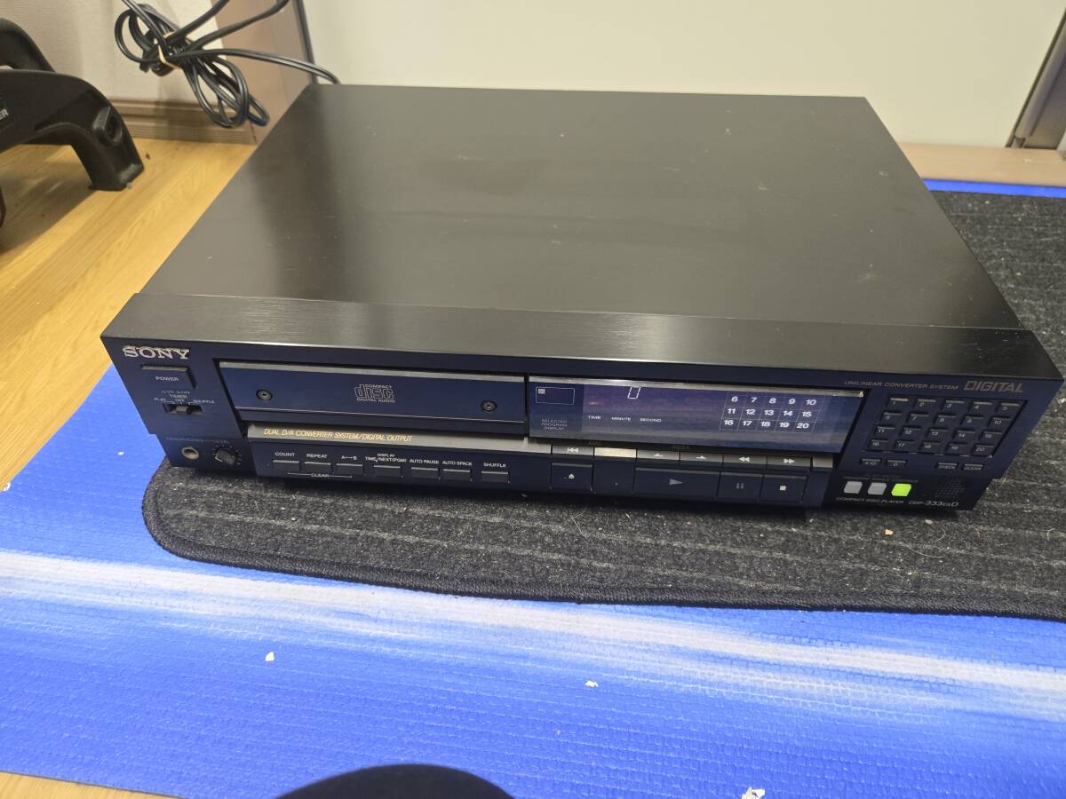 SONY CDP-333ESD CDデッキ ソニー ■y4