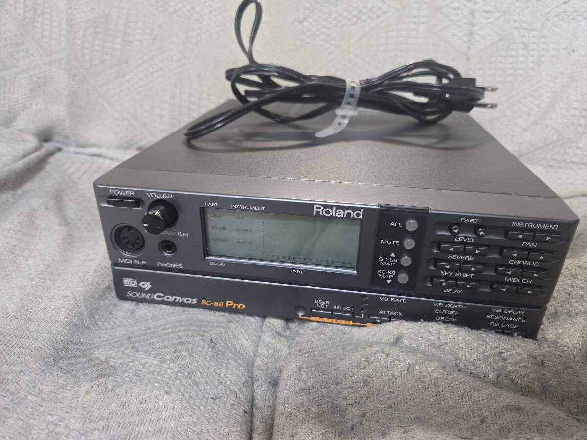 Roland SOUND Canvas SC-88Pro MIDI音源モジュール　動作確認済　■mg2
