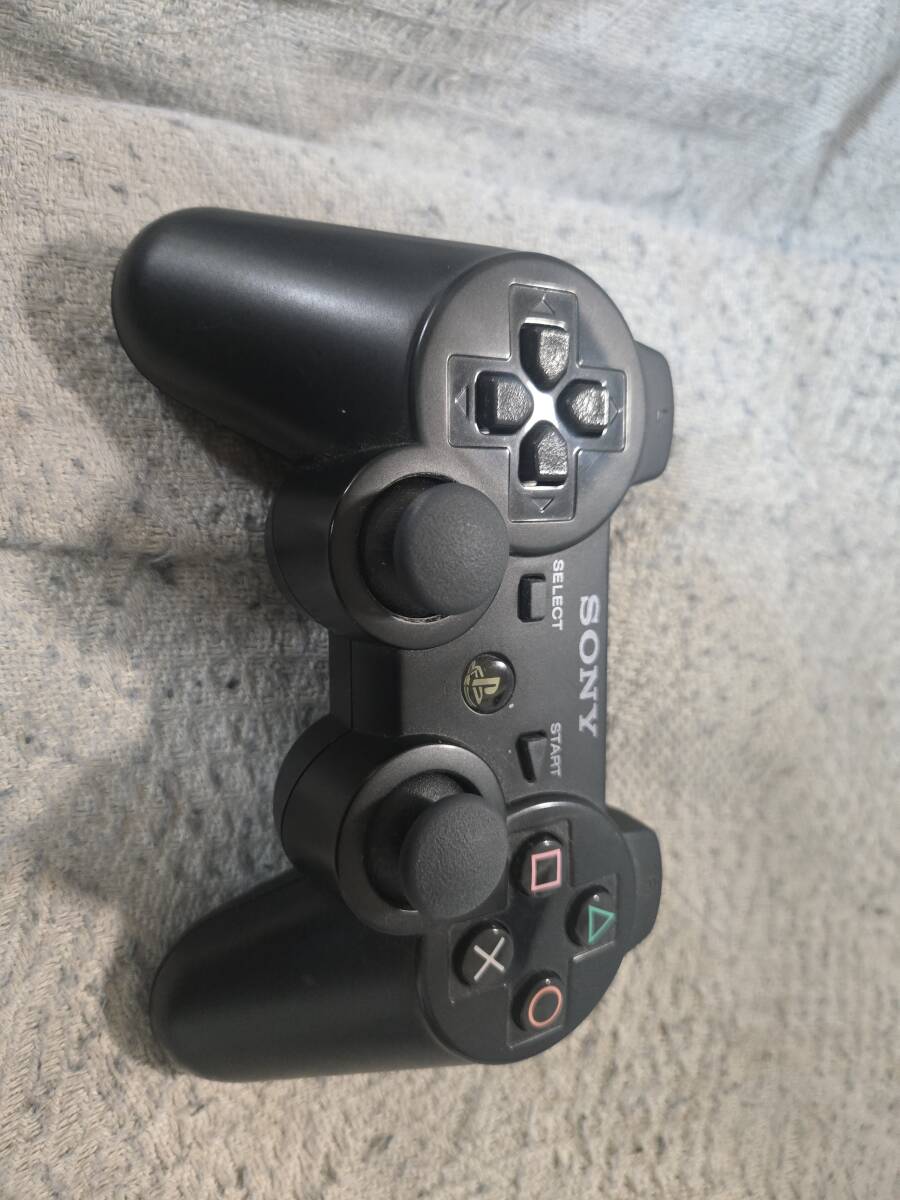 PS3 コントローラ ソニー純正 プレイステーション DUALSHOCK3 プレステ CECHZC2J A2 黒コントローラ ■mg2