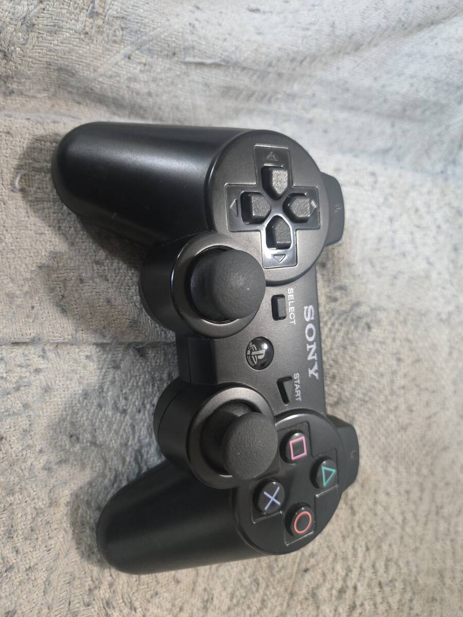 PS3 コントローラ ソニー純正 プレイステーション DUALSHOCK3 プレステ CECHZC2J 黒コントローラ ■mg2