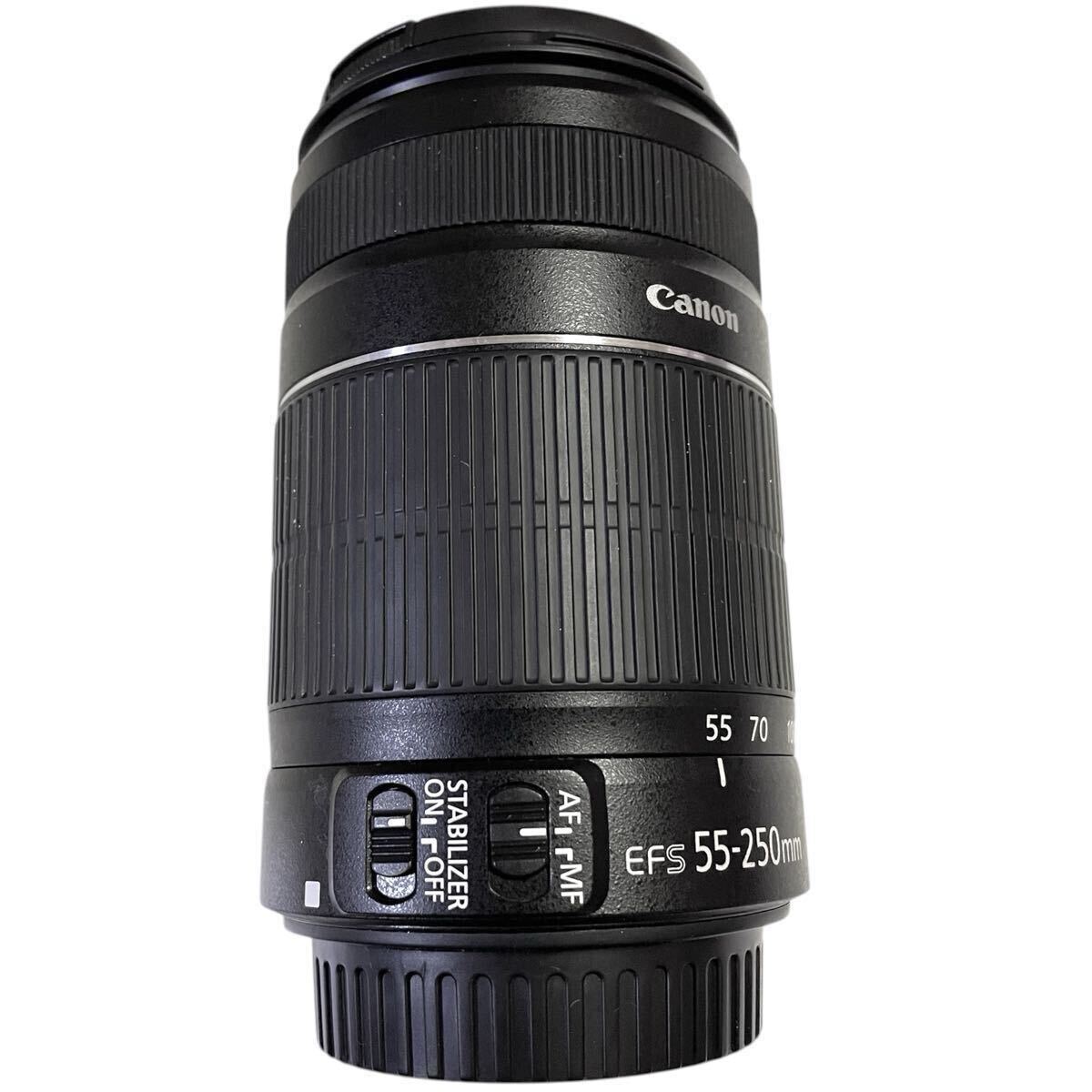 【良品】キヤノン CANON EF-S 55-250mm F4-5.6 ISカメラ　レンズ