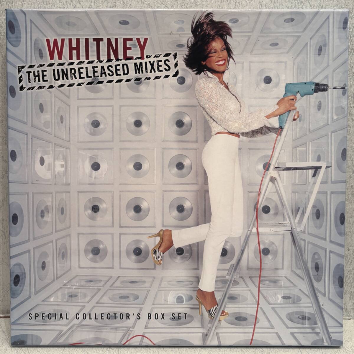 ◇希少!12inch×4 BOX SET◇Whitney Houston ホイットニー・ヒューストン/The Unreleased Mixes 07822-14652-1/レコード アナログ ボックス