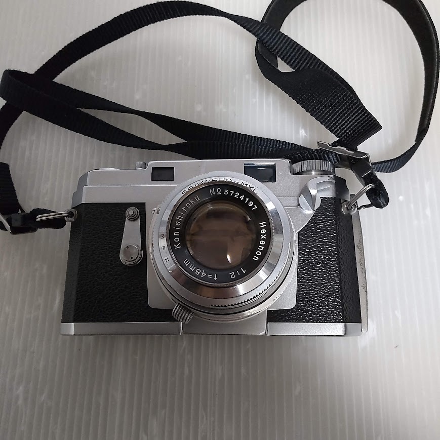 ●[ジャンク品] コニカ Konica iii 35mm レンジファインダー フィルムカメラ 48mm F2 184517