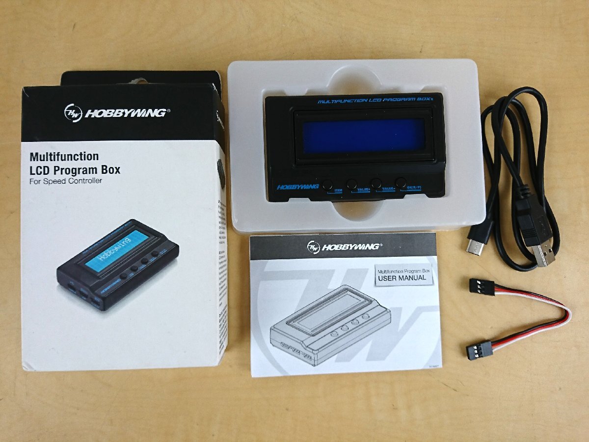 HOBBYWING ホビーウィング Multifunction LCD Program Box For Speed Controller マルチファンクションESCプログラムボックス 美品