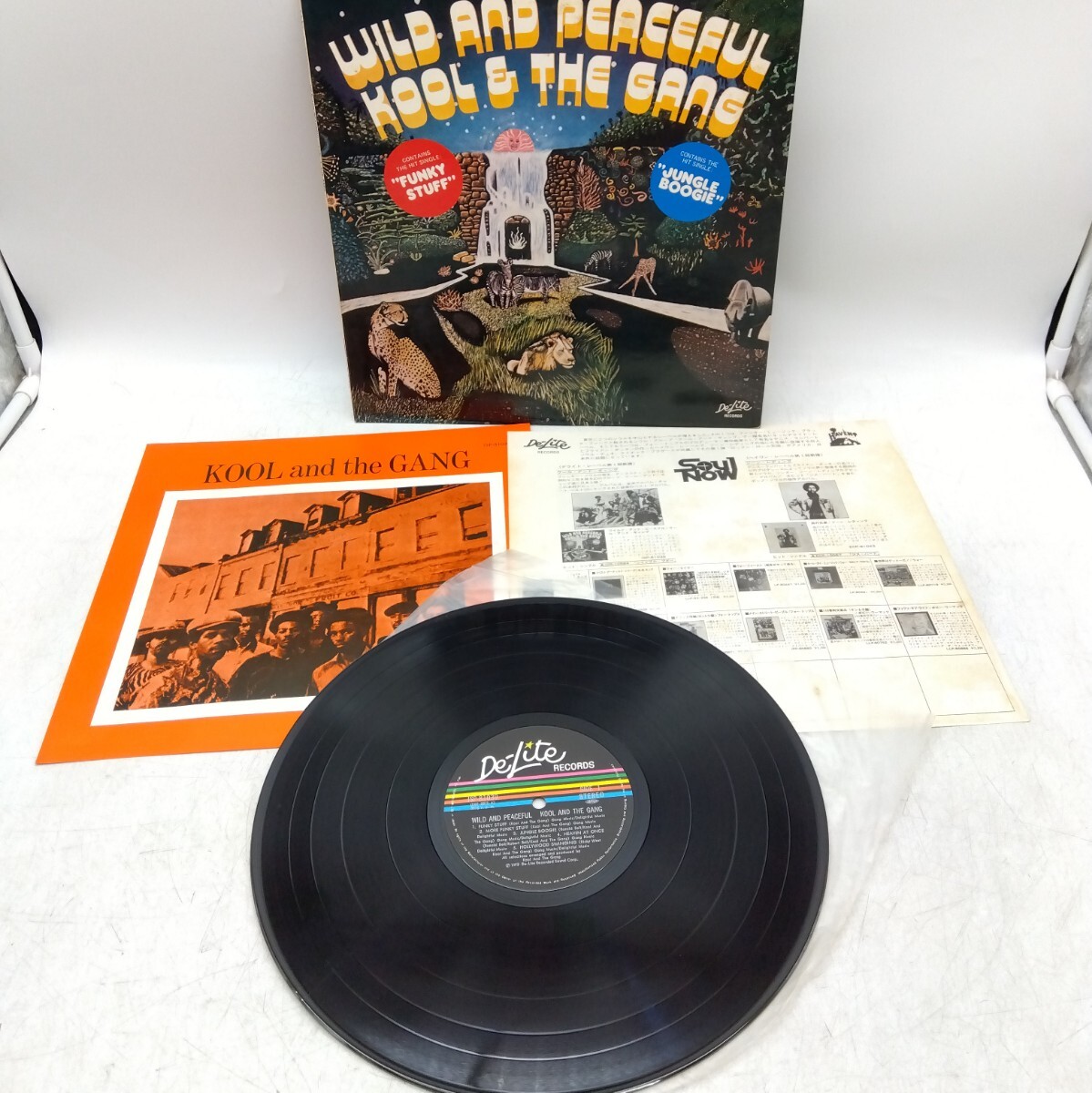 【保管品】Kool & The Gang Wild And Peaceful 日本盤 Delite Records ISP-81039 US クラシック ソウル ジャズ ファンク DM0408O