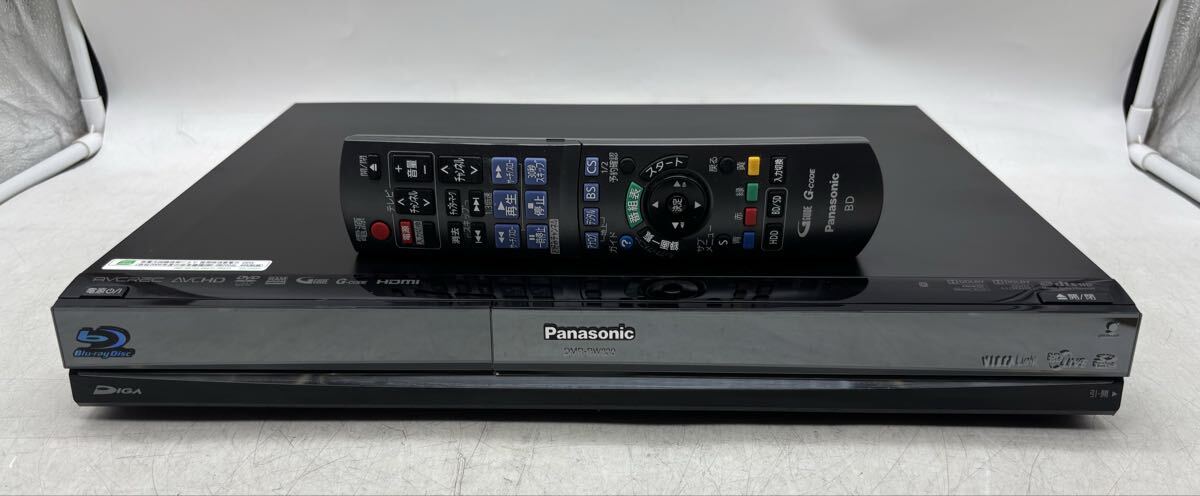 【中古】パナソニック DMR-BW830 DIGA HDD BD レコーダー Blu-ray リモコン付 2番組同時録画 フルハイビジョン 現状品 DM0429M
