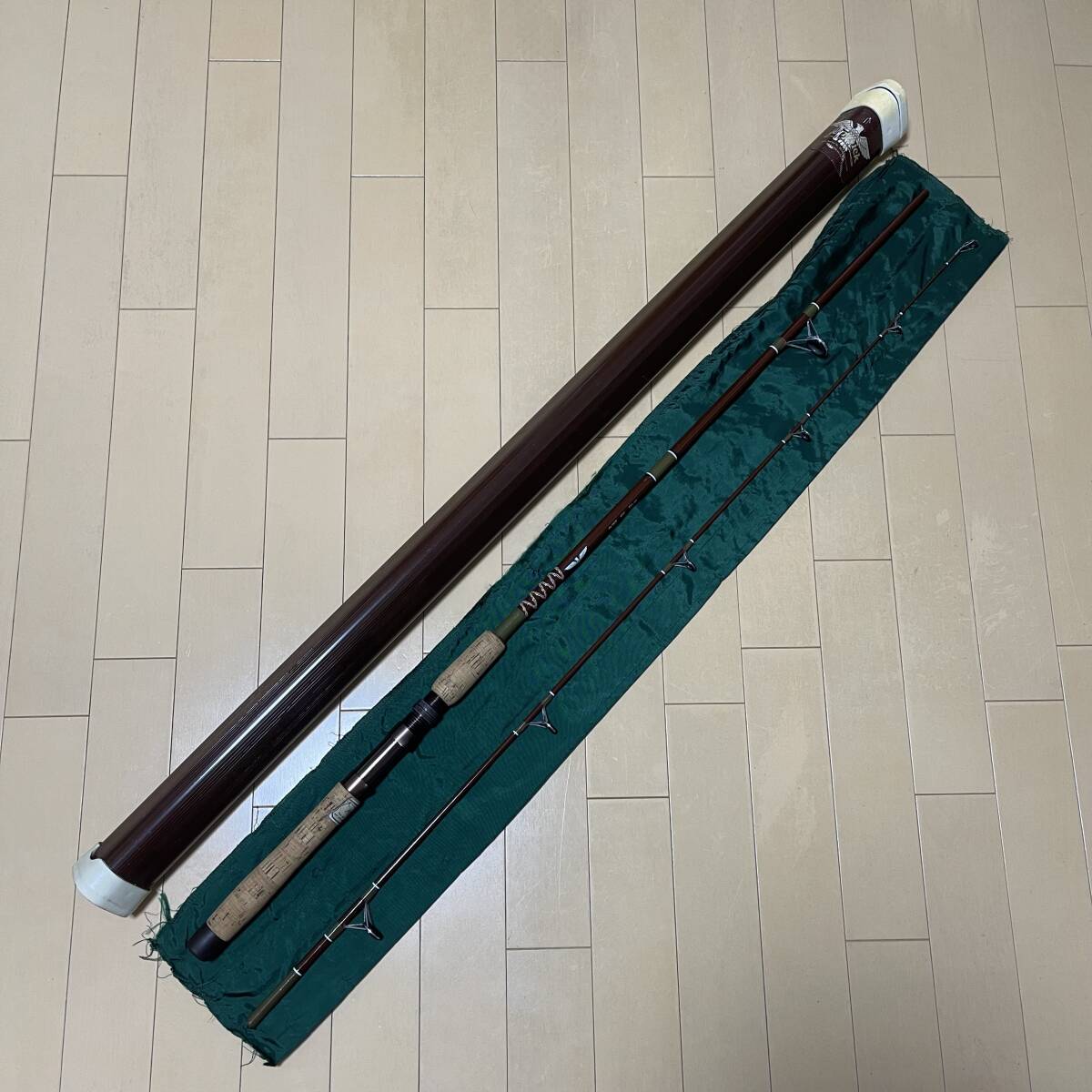 1976-1977 OLD Fenwick フェンウィック PLS65 6 1/2ft スピニングロッド made inUSA オールド 渓流 本流 湖 ヤマメ サクラマス ブラウン
