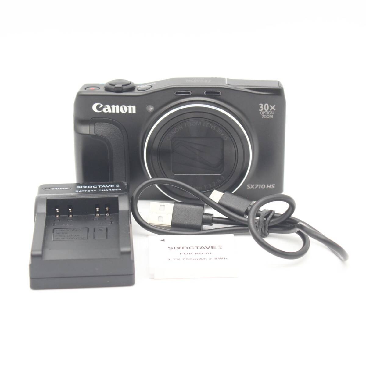 ≪並品≫ Canon PowerShot SX710 HS ボディ ブラック #20260330-3438