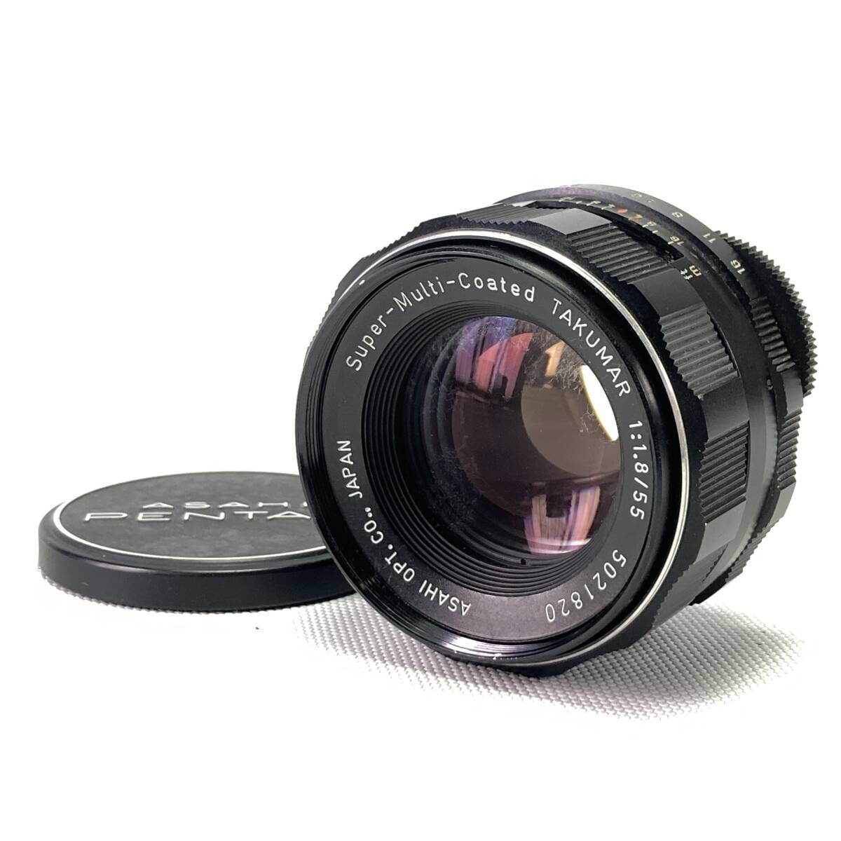 旭光学 Super-Multi-Coated Takumar 55mm F1.8 ペンタックス M42マウント 単焦点 レンズ 【現状販売品】 26D ヱHH2