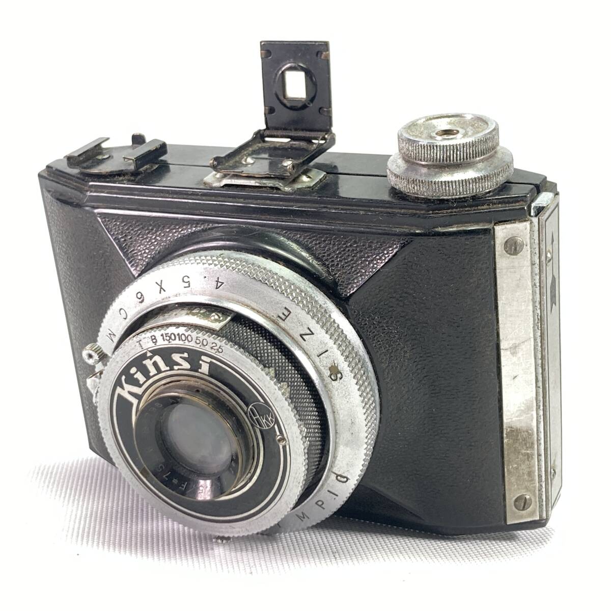 The Olympic Camera Works SEMI KINSI AKK Anastigmat 75mm F4.5 フィルム カメラ 【ジャンク品】 26D ヱHH2