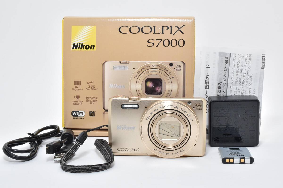 Nikon ニコン コンパクトデジタルカメラ COOLPIX S7000 #D90