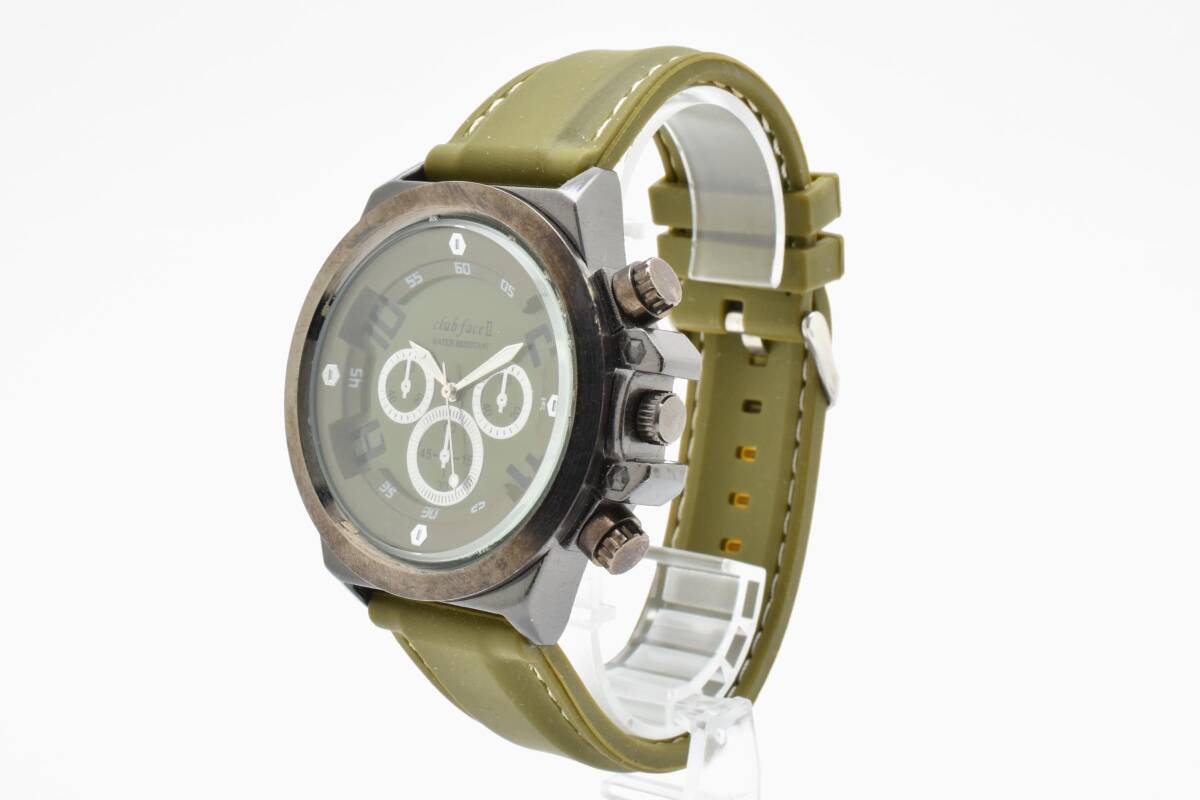 club faceⅡ クラブフェイス2 メンズ 腕時計 ラバーベルト #Z6 