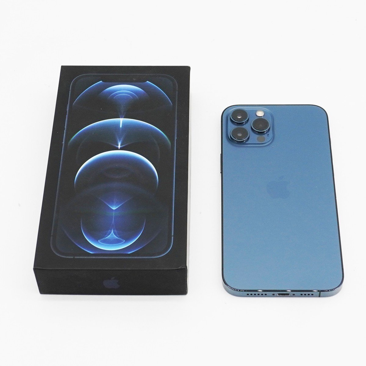 ◇【au/Apple】iPhone 12 Pro Max 512GB MGD63J/A スマートフォン パシフィックブルー