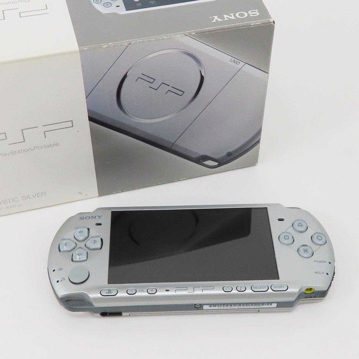 ○【SONY ソニー】PSP-3000 ミスティックシルバー
