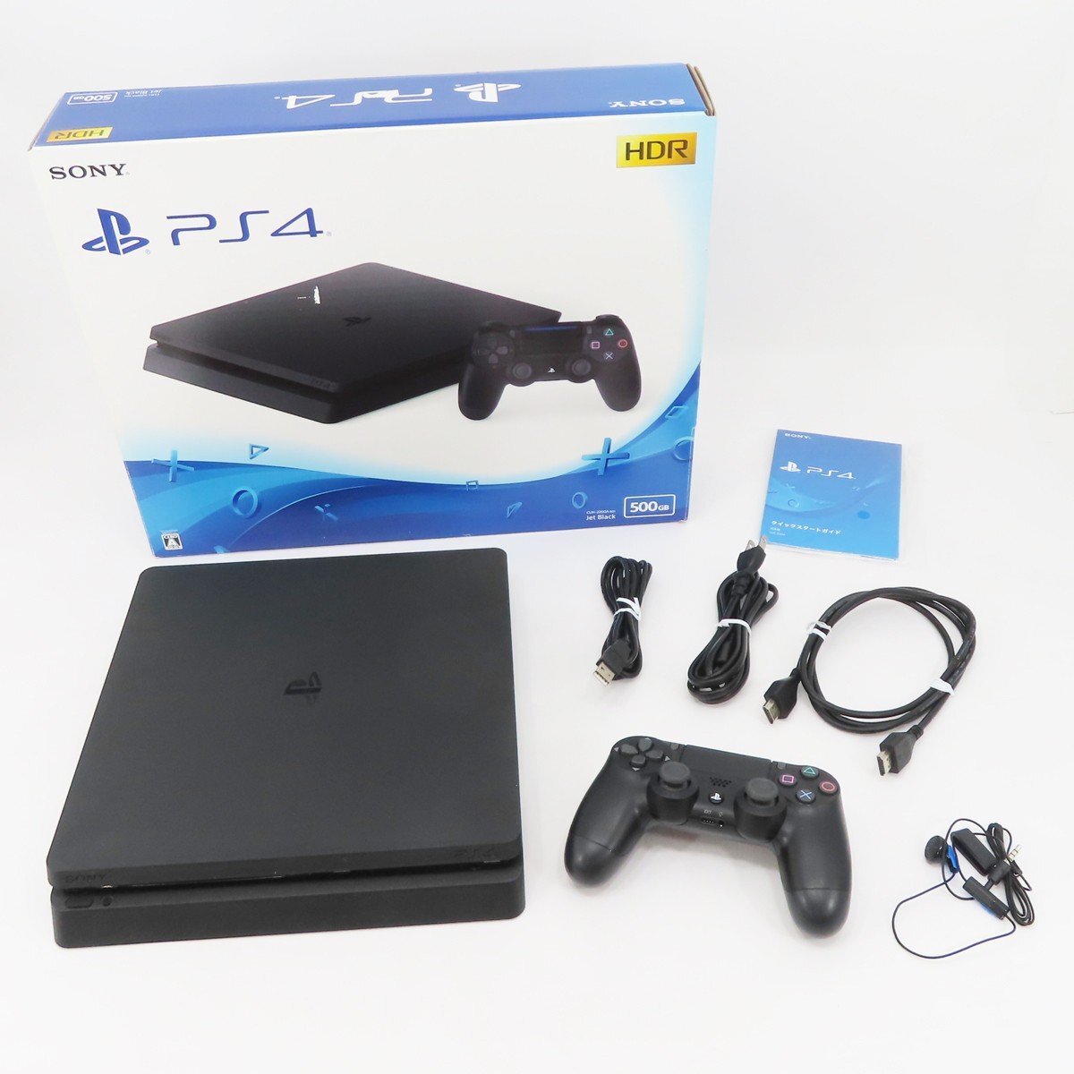♪○【SONY ソニー】PS4 本体 500GB CUH-2200A ジェット・ブラック