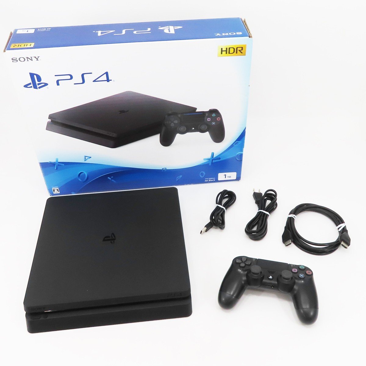 ♪○【SONY ソニー】PS4 本体 1TB VUH-2100B ジェット・ブラック