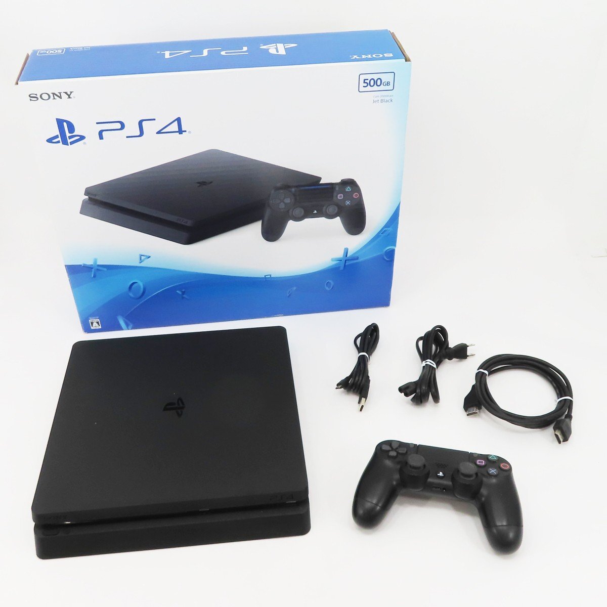 ♪○【SONY ソニー】PS4 本体 500GB CUH-2000A ジェット・ブラック