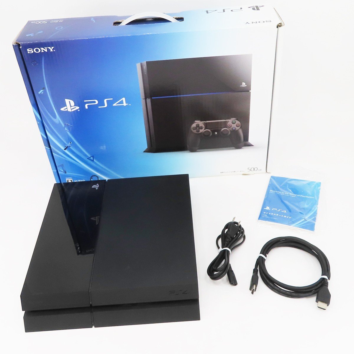 ♪○【SONY ソニー】PS4 本体 500GB CUH-1000A ジェット・ブラック