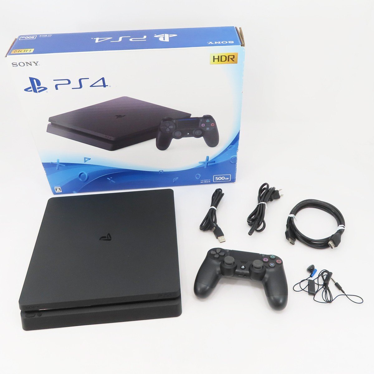 ♪○【SONY ソニー】PS4 本体 500GB CUH-2100A ジェット・ブラック