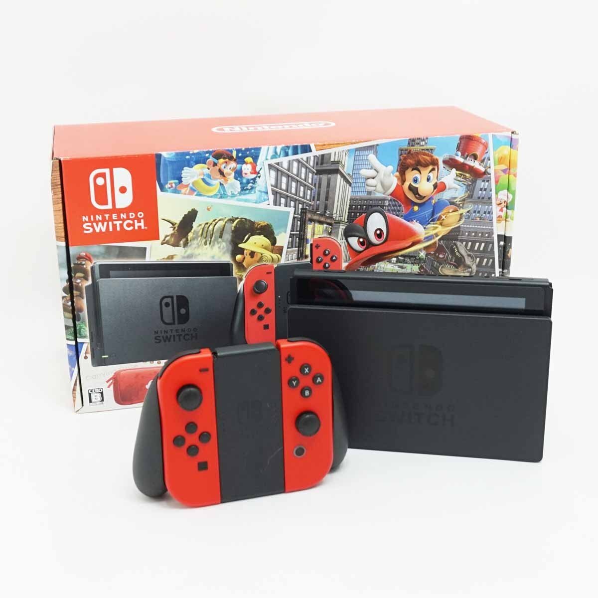 ◇Nintendo Switch/ニンテンドースイッチ本体 スーパーマリオ オデッセイセット HAC-S-KADEE レッド