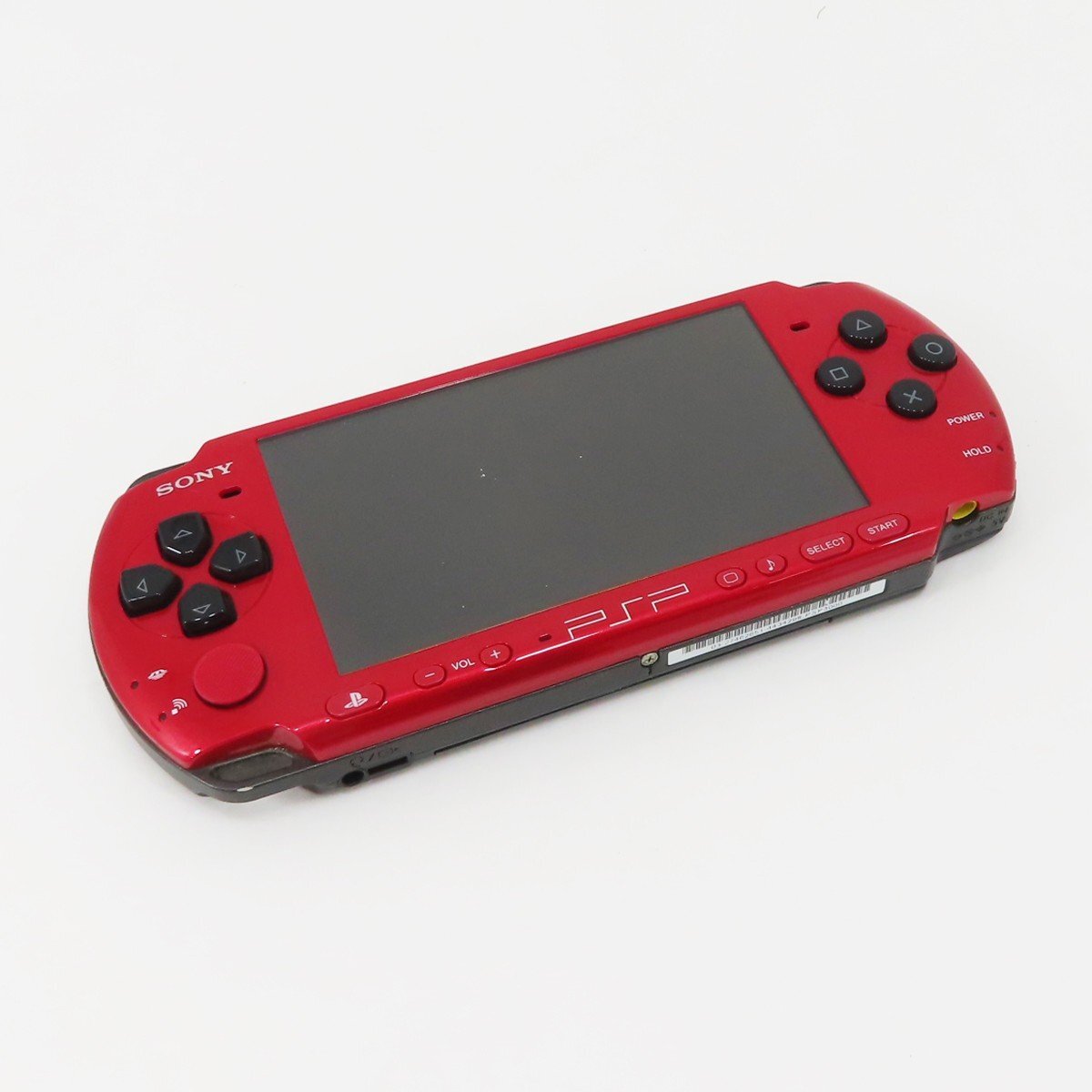 ○【SONY ソニー】PSP-3000 レッド/ブラック