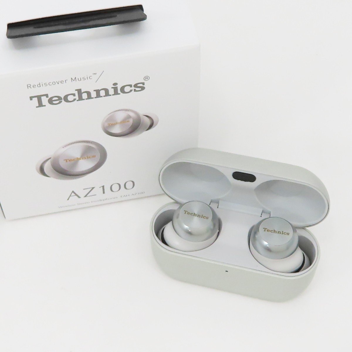 ◇【Panasonic パナソニック】Technics EAH-AZ100-S イヤホン シルバー