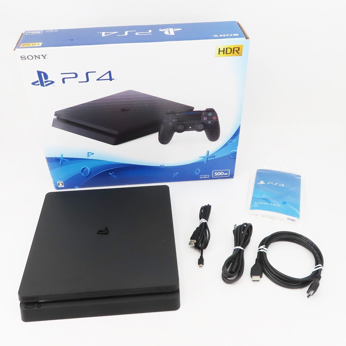 ♪○【SONY ソニー】PS4 本体 500GB CUH-2100A ジェット・ブラック