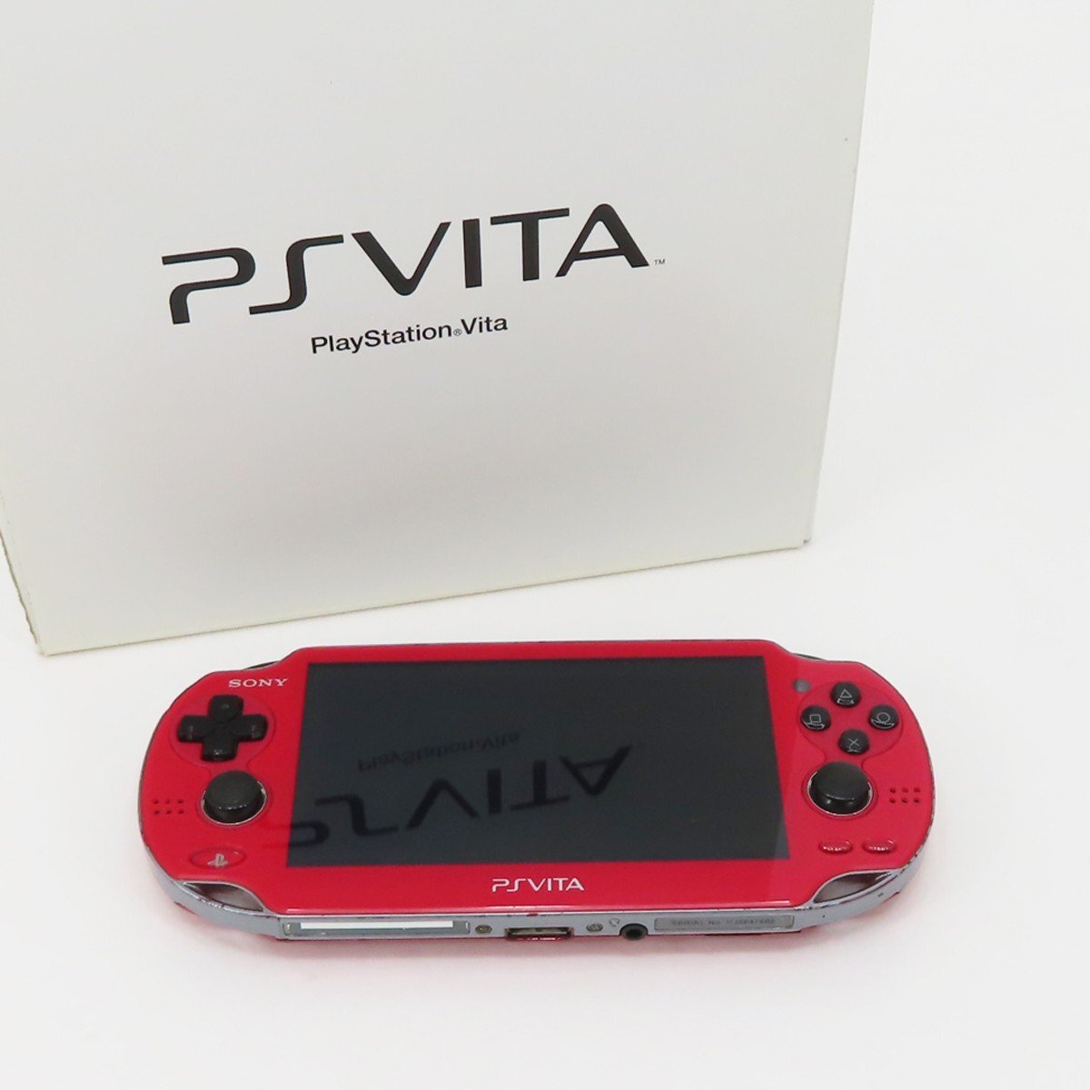 ○【SONY ソニー】PS Vita Wi-Fiモデル SOUL SACRIFICE PREMIUM EDITION + メモリーカード32GB PCH-1000 コズミックレッド