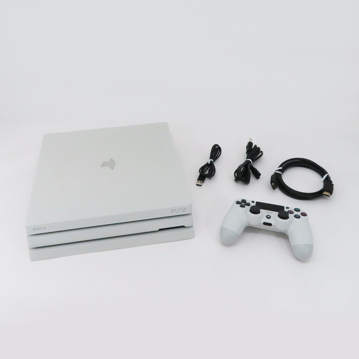 ○【SONY ソニー】PS4 Pro 本体 1TB CUH-7200B グレイシャー・ホワイト