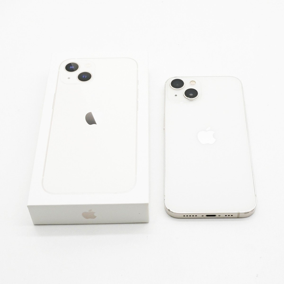 ◇ジャンク【docomo/Apple】iPhone 13 256GB SIMフリー MLNJ3J/A スマートフォン スターライト