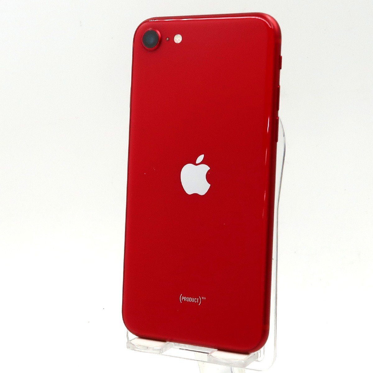 ◇ジャンク【au/Apple】iPhone SE 第2世代 128GB SIMロック解除済 MXD22J/A スマートフォン プロダクトレッド